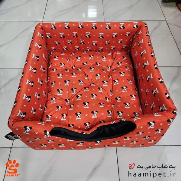 کلبه، تشک و مبل سگ و گربه 3 حالته طرح سگ — تصویر ۶
