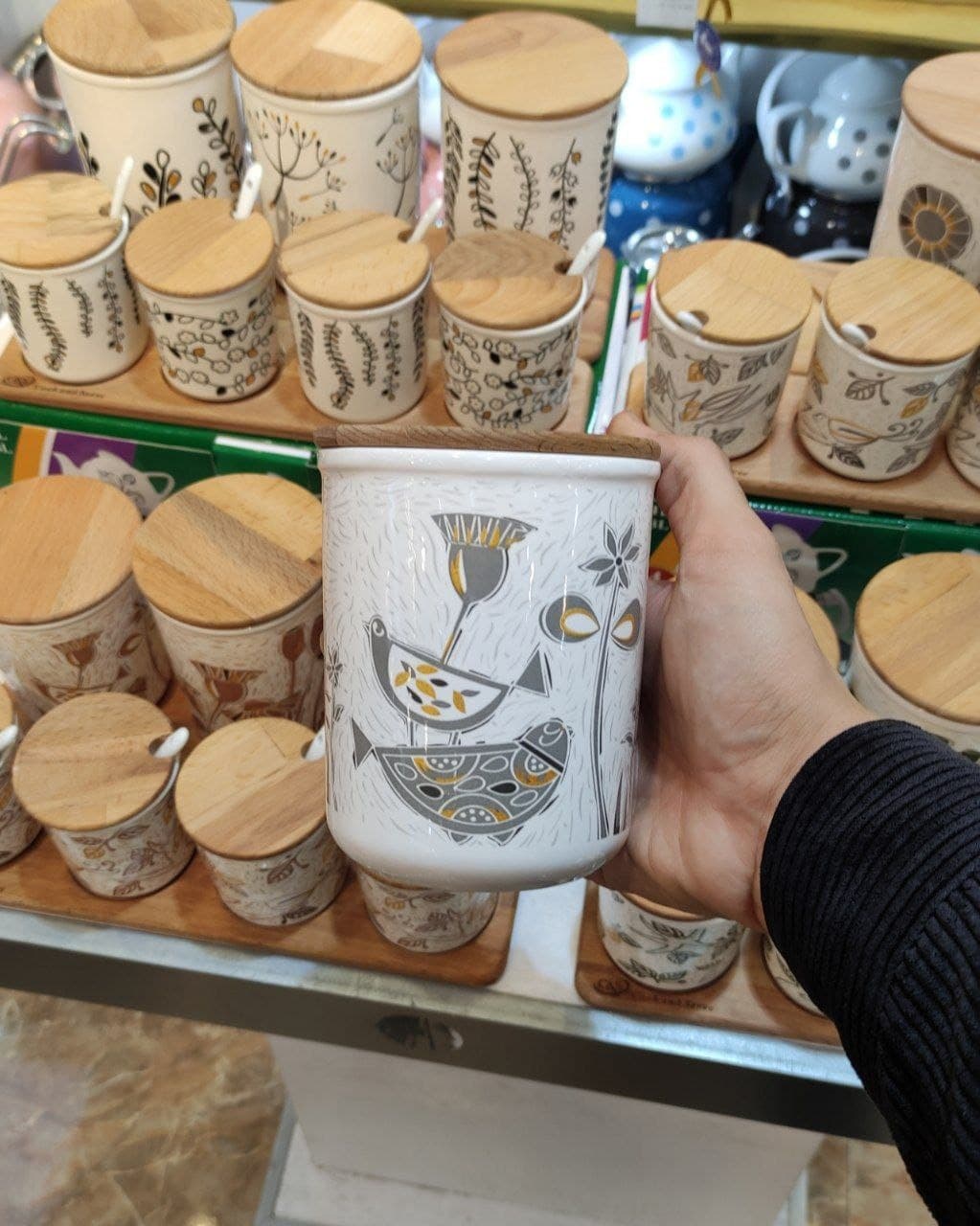 سرویس پاسماوری پایه چوبی قاشق دار — تصویر ۳
