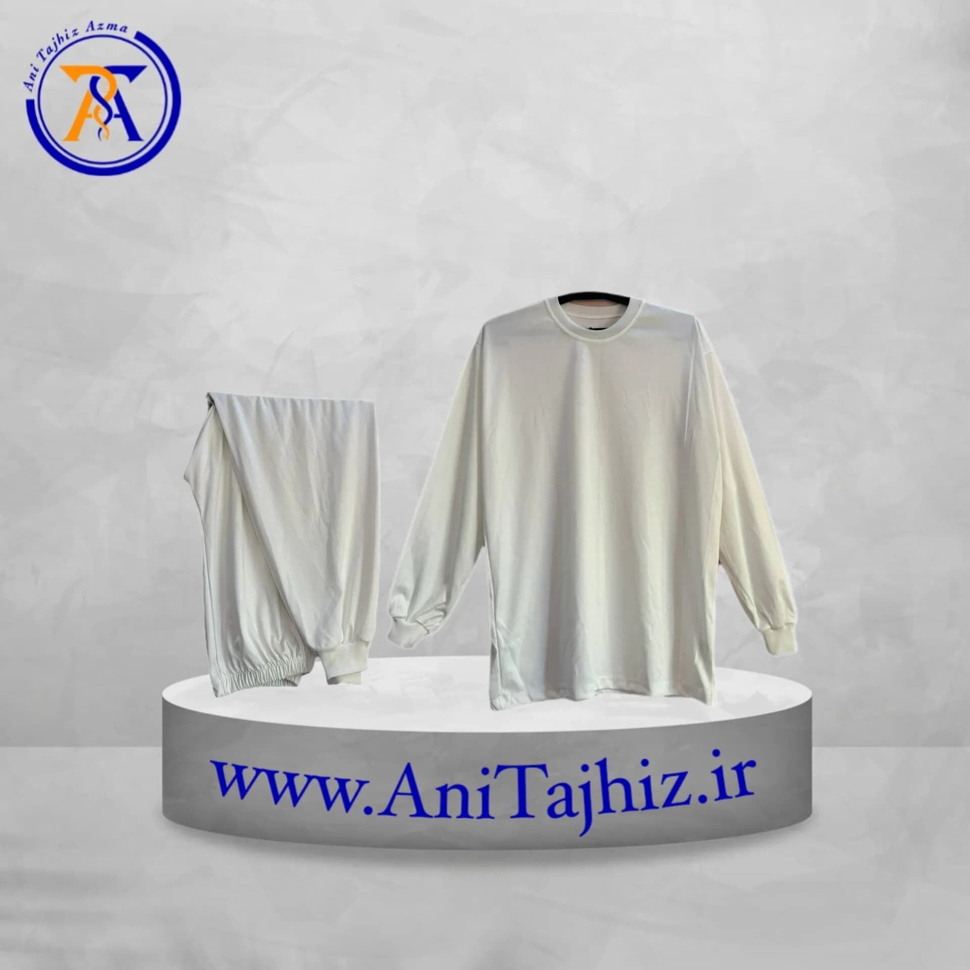 پری گان آنتی استاتیک سفید — تصویر ۴