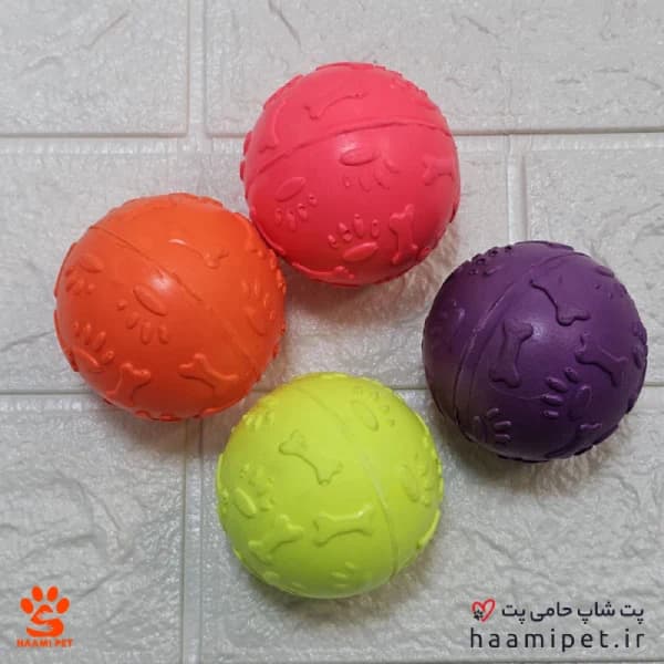 توپ سیلیکونی طرح استخوان