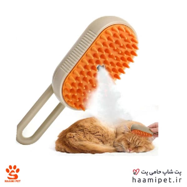 برس بخار با دسته 360 درجه مخصوص سگ و گربه — تصویر ۵
