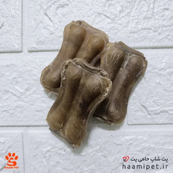 تشویقی سگ استخوان ژلاتینی دنتال 7 سانت(هر عدد)