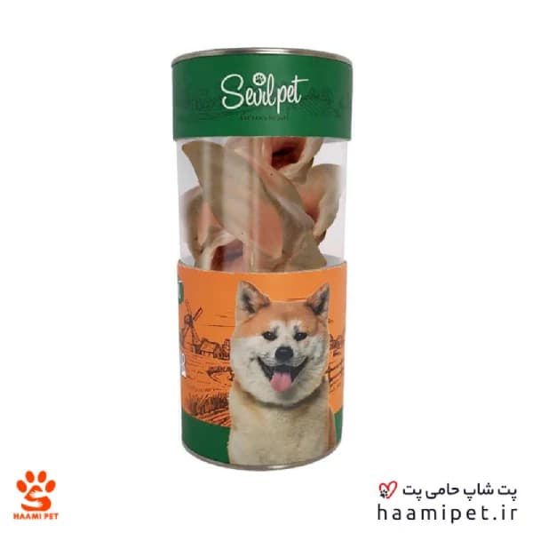 تشویقی سگ گوش گاو سویل پت