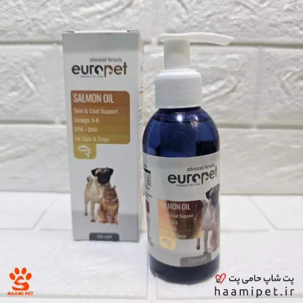 روغن ماهی سگ و گربه یوروپت 150 میلی لیتر — تصویر ۵