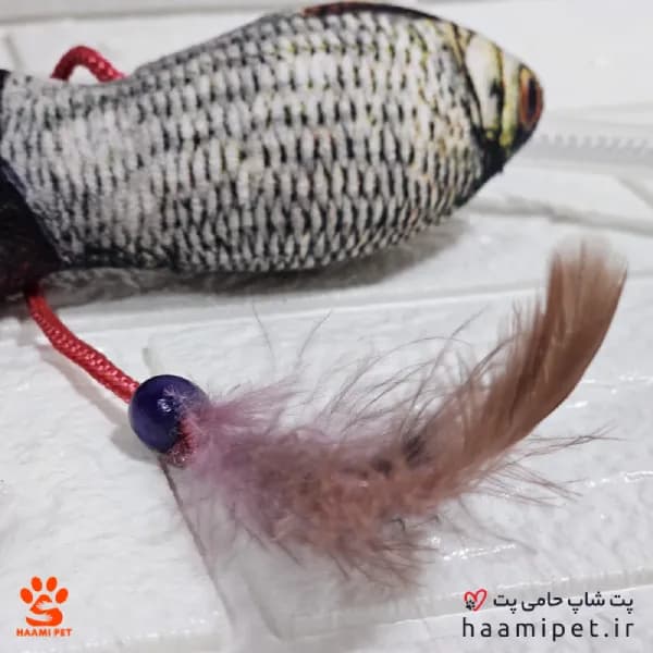 چوب بازی گربه طرح ماهی — تصویر ۳