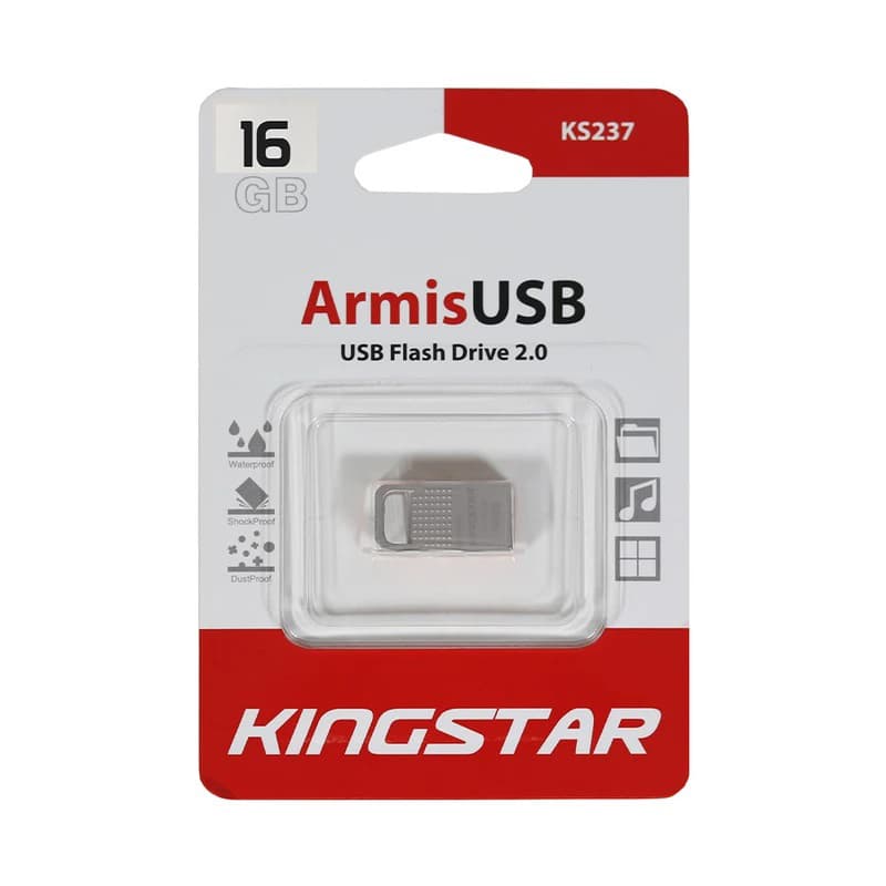 فلش مموری KINGSTAR مدل ARMIS KS237 ظرفیت 16 گیگابایت | ارسال فوری + گارانتی معتبر — تصویر ۲