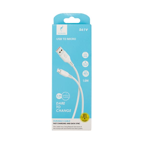 کابل شارژ USB به Micro-USB اسکای دلفین SKY DOLPHIN مدل S61V — تصویر ۸
