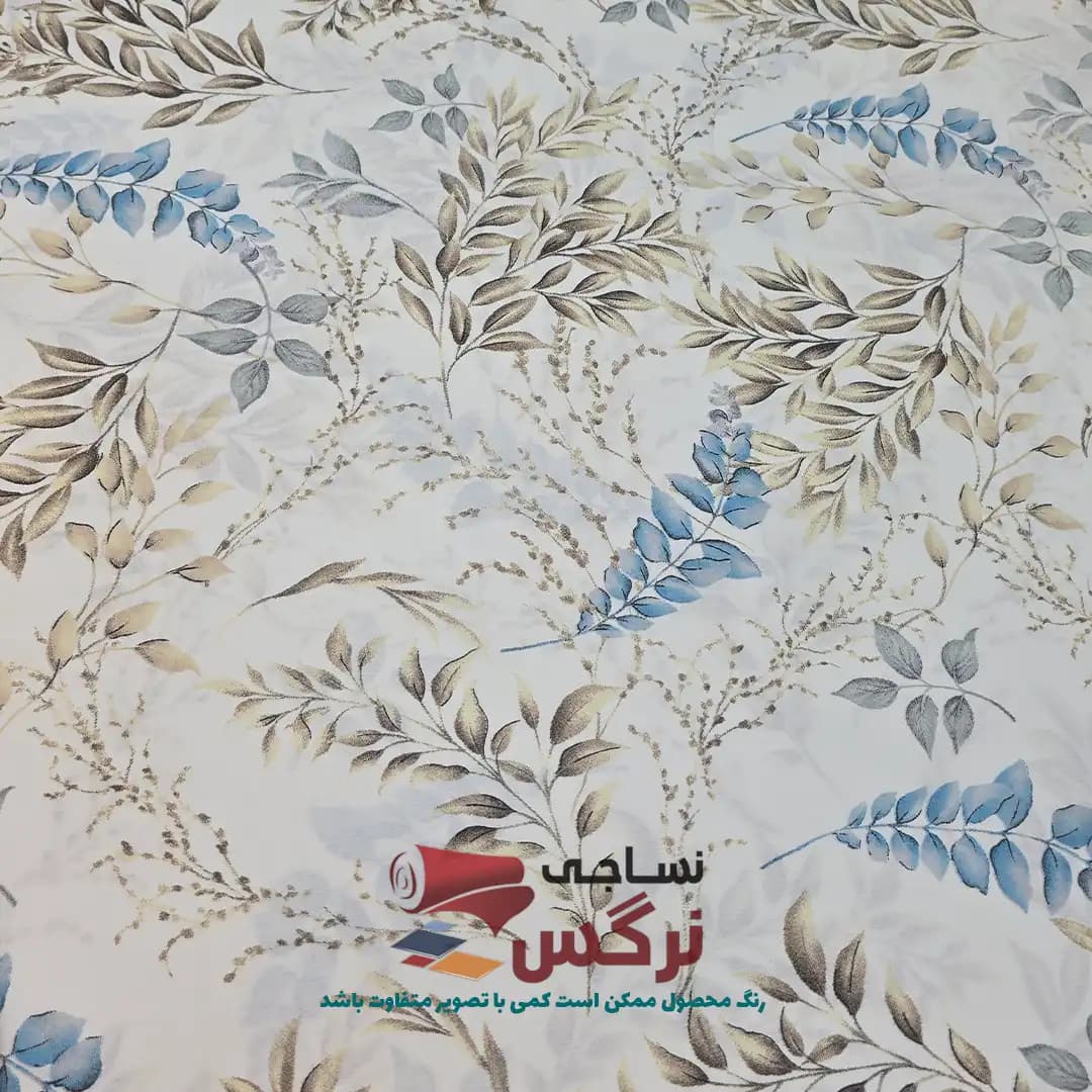 روبالشتی 70 درصد نخ طرح برگ کد 754 — تصویر ۲