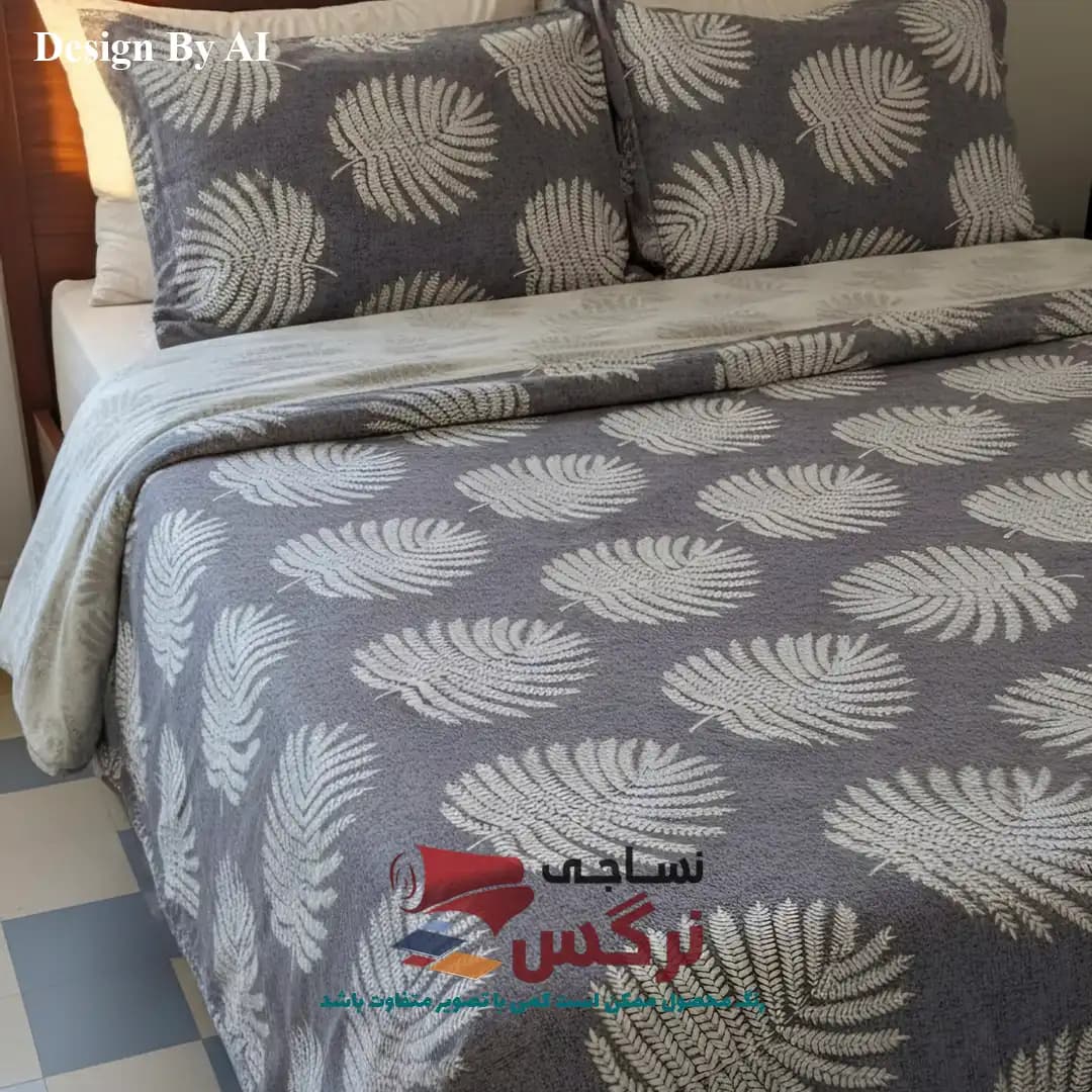 روتختی یکنفره و دونفره نخ پنبه گلدار کد 654 و 655 — تصویر ۸