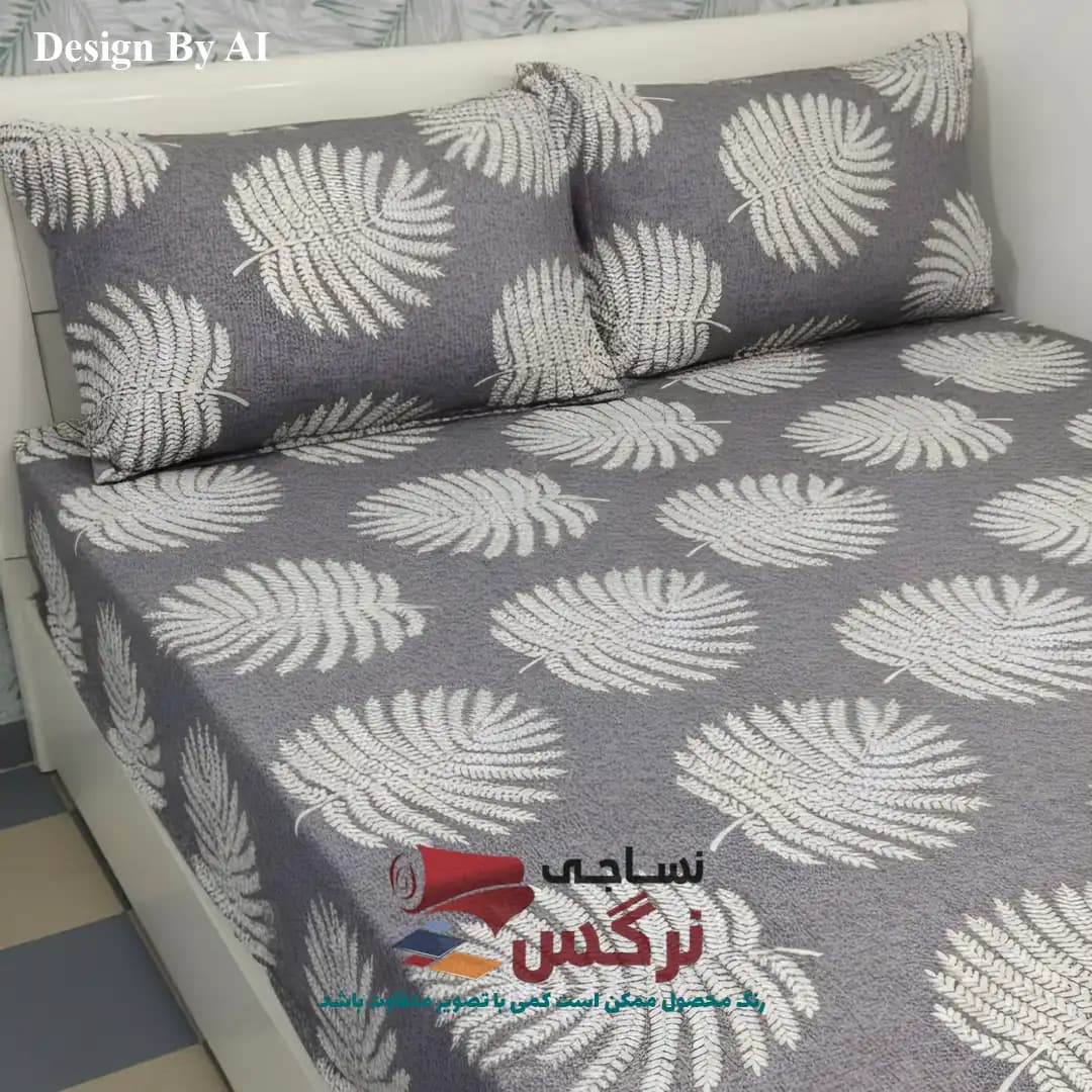 روتختی یکنفره و دونفره نخ پنبه گلدار کد 654 و 655 — تصویر ۲
