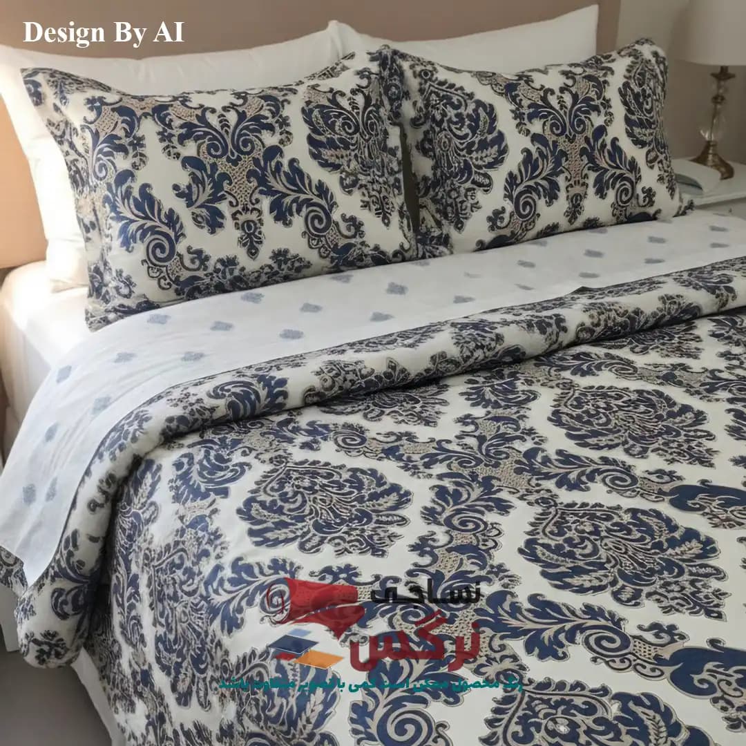 روتختی یکنفره و دونفره نخ پنبه سنتی کد 603 و 602 — تصویر ۹