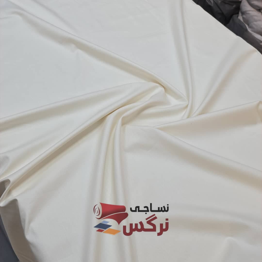 روتختی یکنفره و دونفره نخ پنبه تک رنگ کرم ساده کد 681 — تصویر ۳