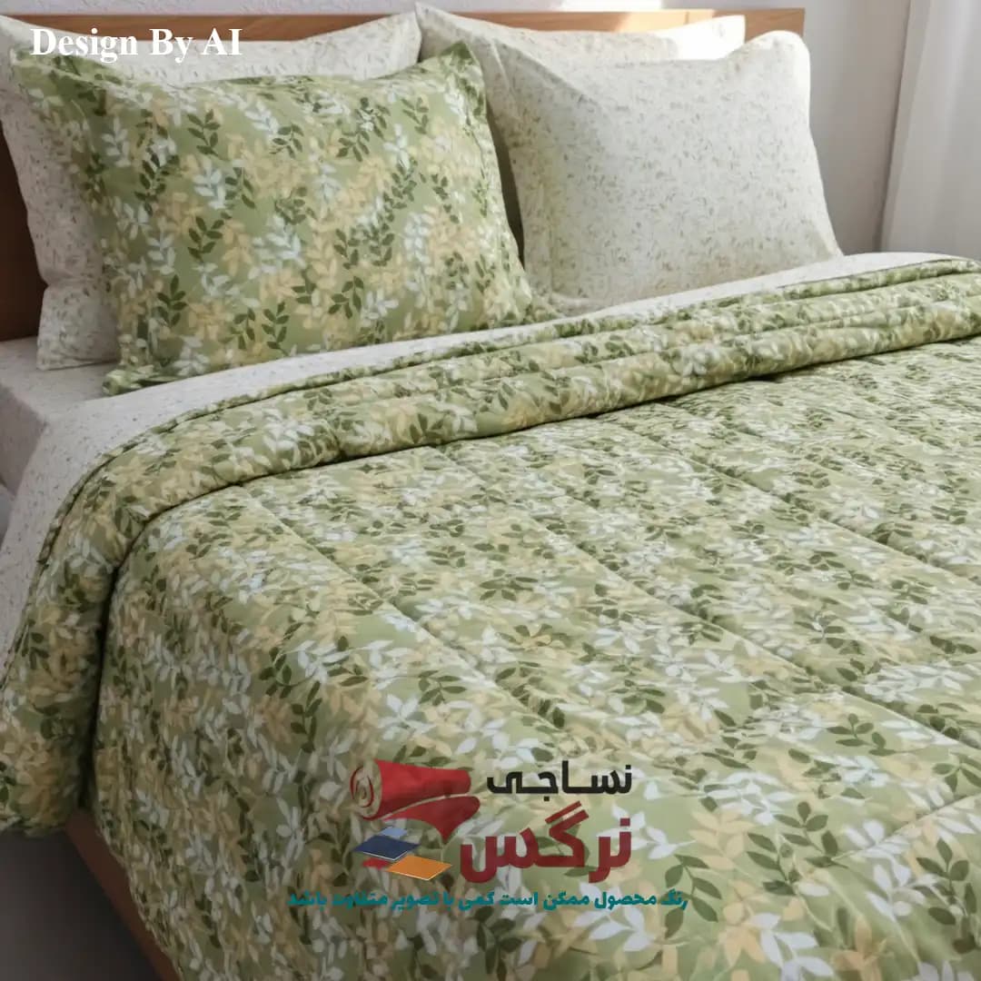 روتختی یکنفره و دونفره نخ پنبه گلدار کد 290 و 302 — تصویر ۱۰