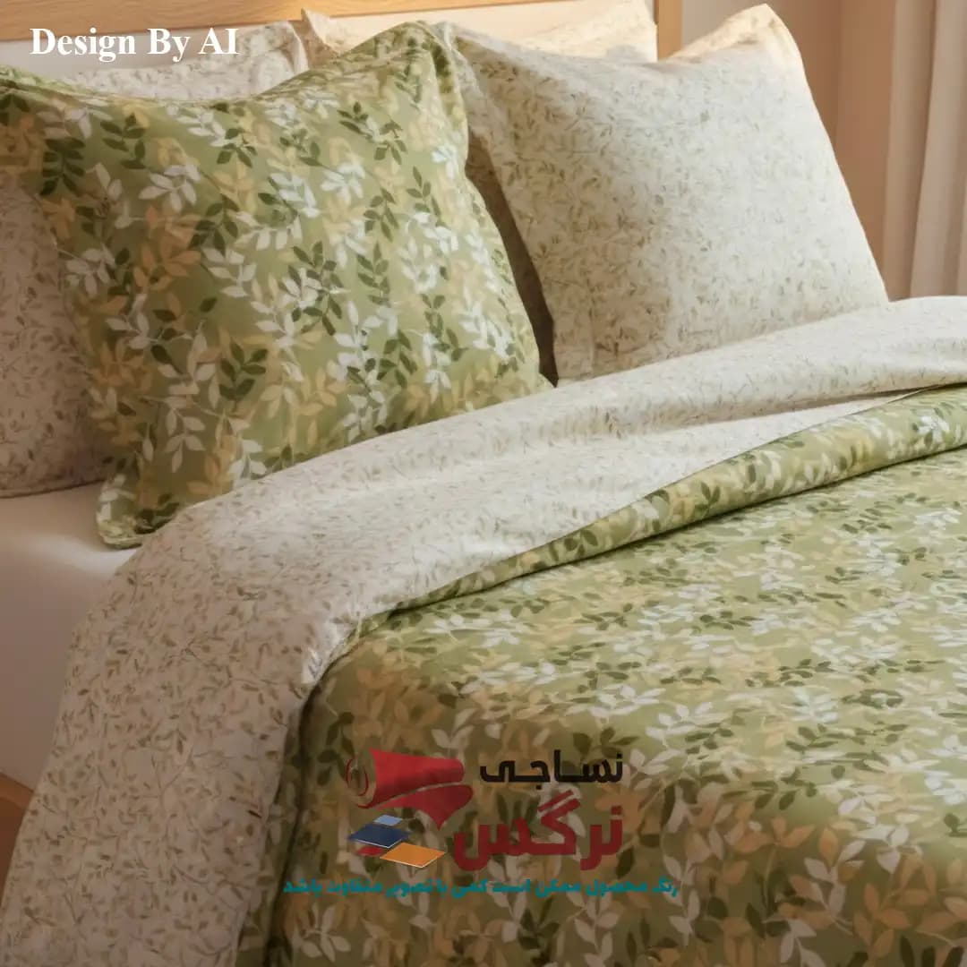 روتختی یکنفره و دونفره نخ پنبه گلدار کد 290 و 302 — تصویر ۱۲