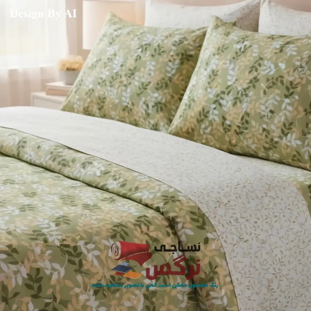 روتختی یکنفره و دونفره نخ پنبه گلدار کد 290 و 302 — تصویر ۱۱