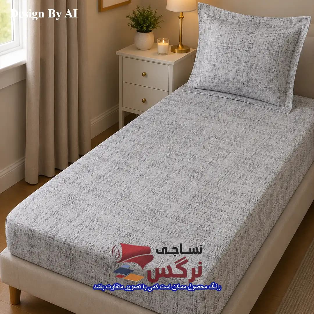 روتختی یکنفره و دونفره نخ پنبه گلدار کد 659 و 660 — تصویر ۴