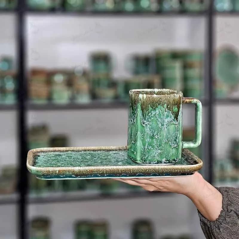 ست ماگ و زیرماگی سرامیکی سلدا