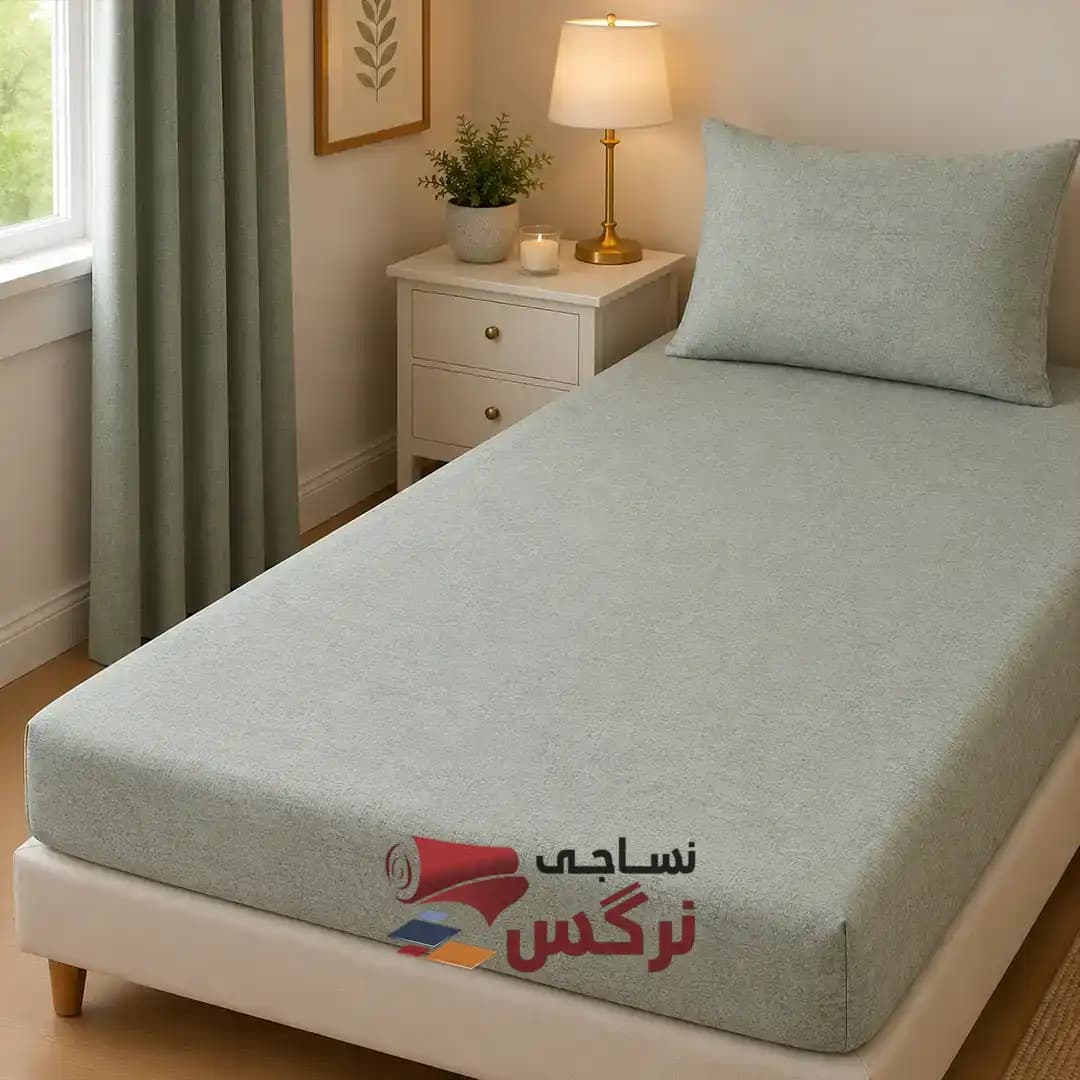 روتختی یکنفره و دونفره نخ پنبه گلدار کد 303 و 101 — تصویر ۵
