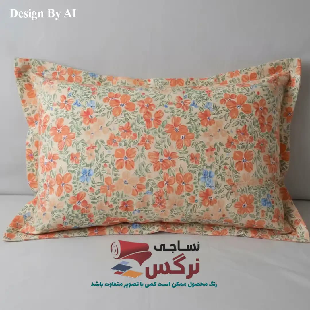 روتختی یکنفره و دونفره نخ پنبه گلدار کد 303 و 101 — تصویر ۶