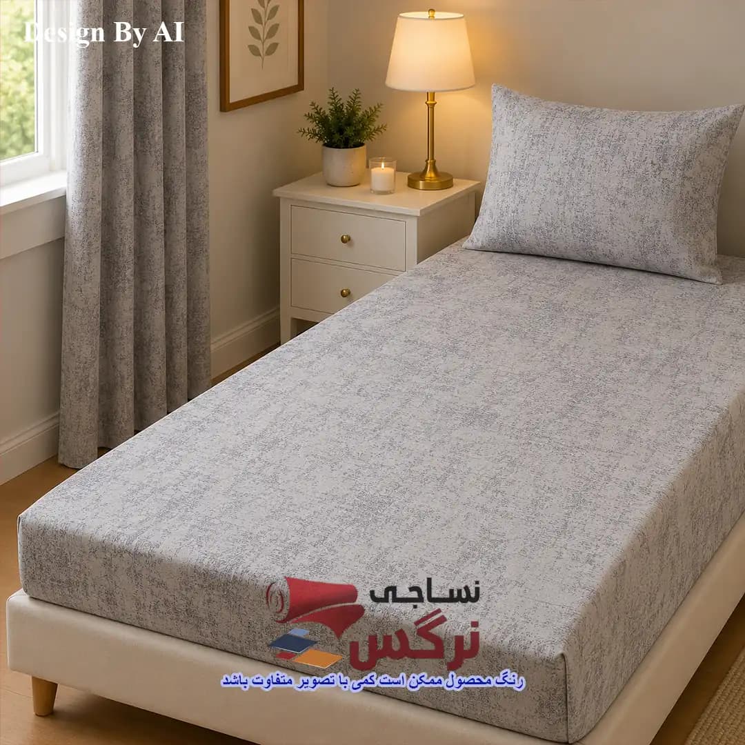 روتختی یکنفره و دونفره نخ پنبه گلدار کد 743 و 744 — تصویر ۴