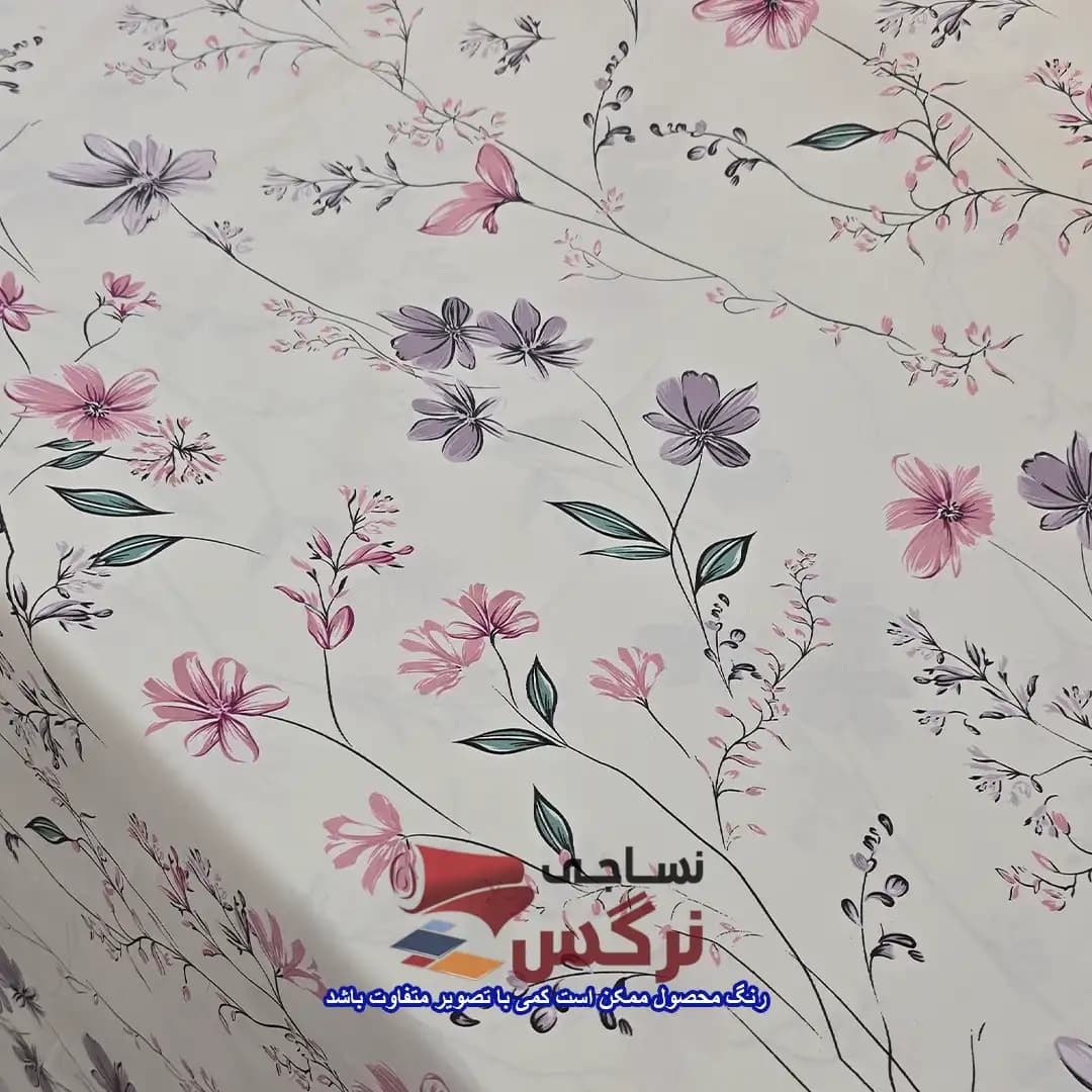روتختی یکنفره و دونفره نخ پنبه گلدار کد 747 و 748 — تصویر ۴