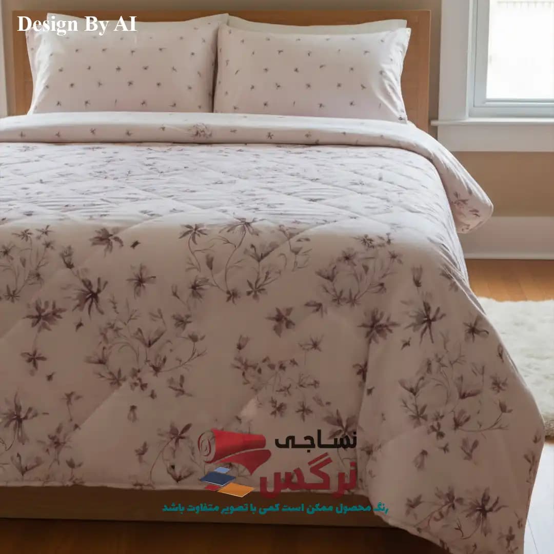 روتختی یکنفره و دونفره کتان نخ ترک گلدار کد 275 و 276 — تصویر ۹