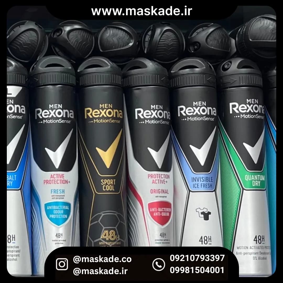 اسپری بدن رکسونا rexona مردانه — تصویر ۲