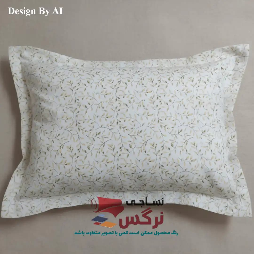 روبالشتی دورو نخ پنبه طرح گلدار کد 290 و 302 — تصویر ۲