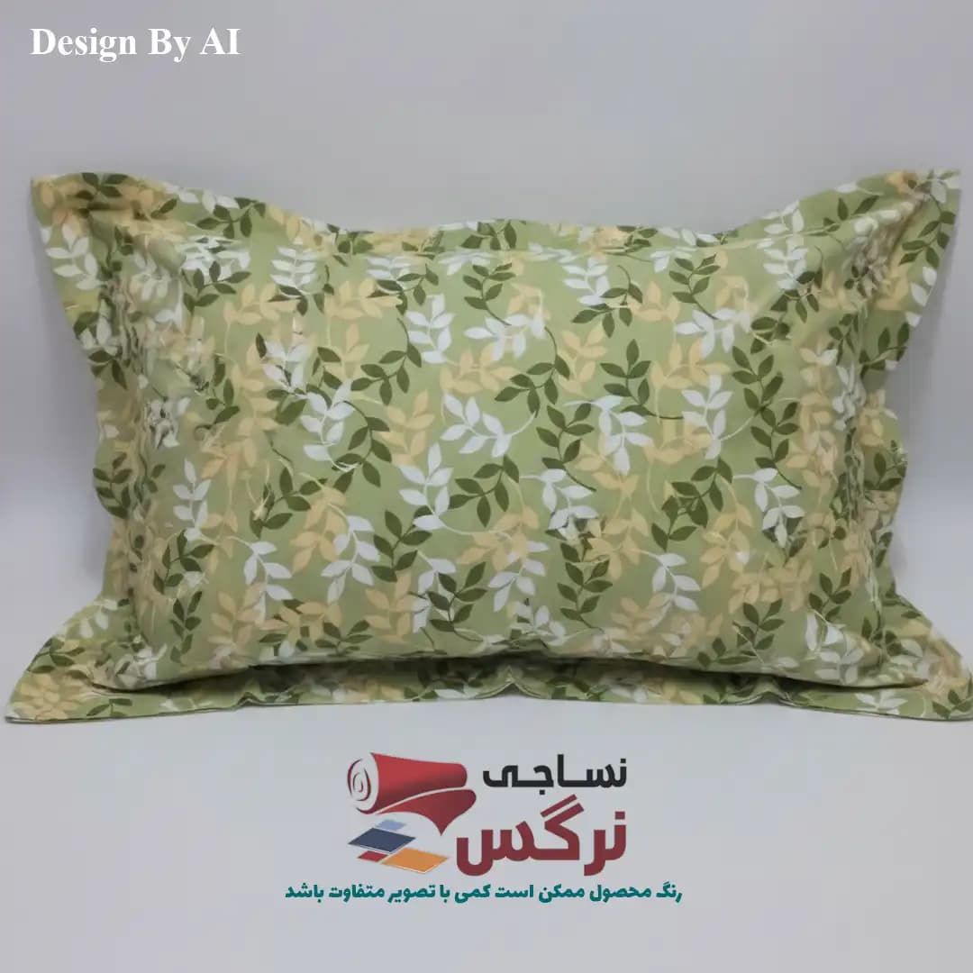 روبالشتی نخ پنبه گلدار کد 290