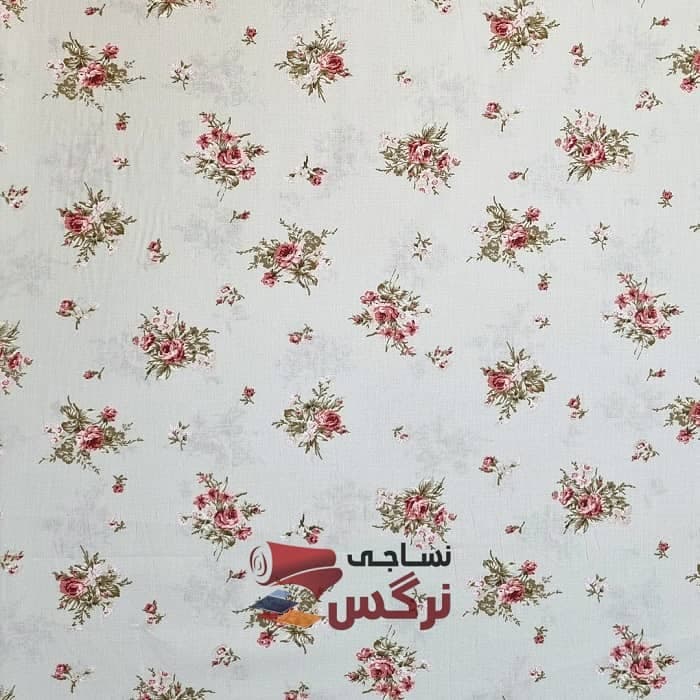 نیم ست کاورکشدار تخت و روبالشتی نخ پنبه گلدار کد 537 و 538 — تصویر ۸