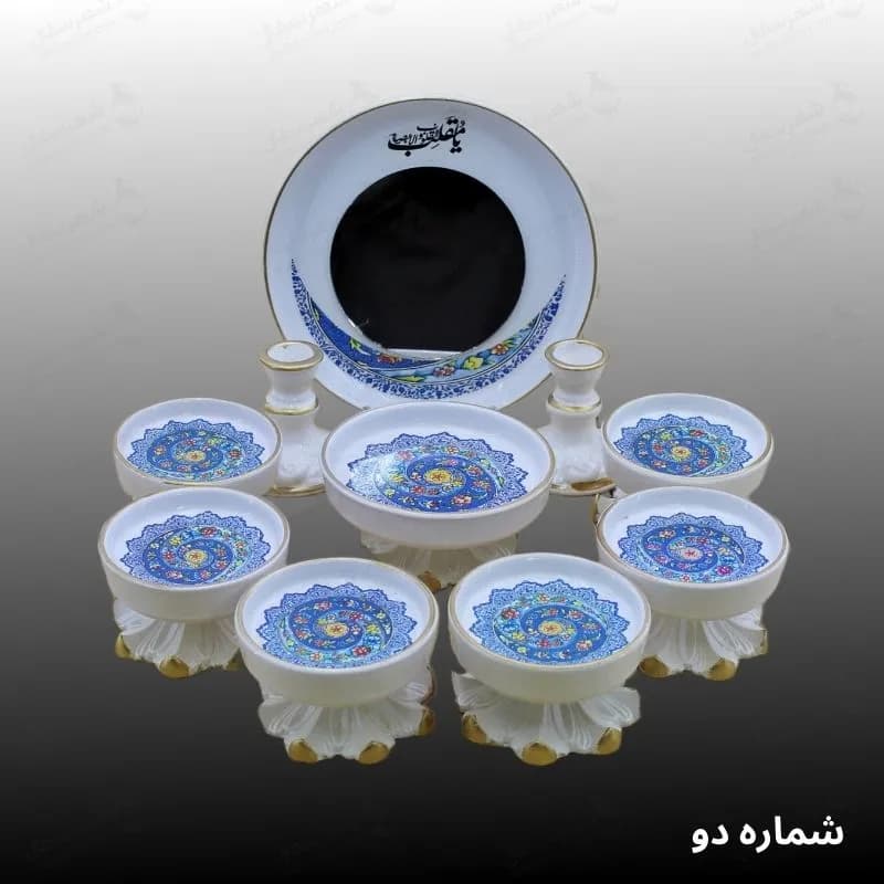 هفت سین سرامیکی پایه دار — تصویر ۲