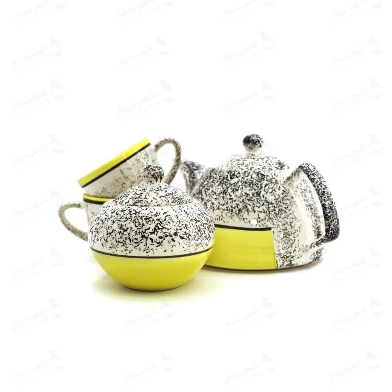 سرویس چای خوری سرامیکی 2نفره مرمر — تصویر ۲