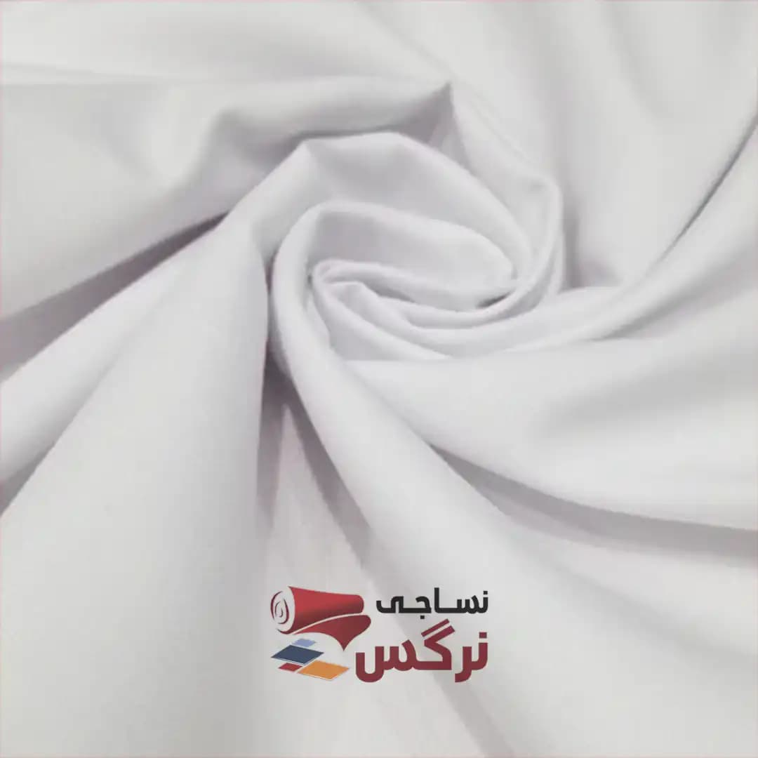 ملحفه نخ پنبه سفید عرض 2.4 کد 742