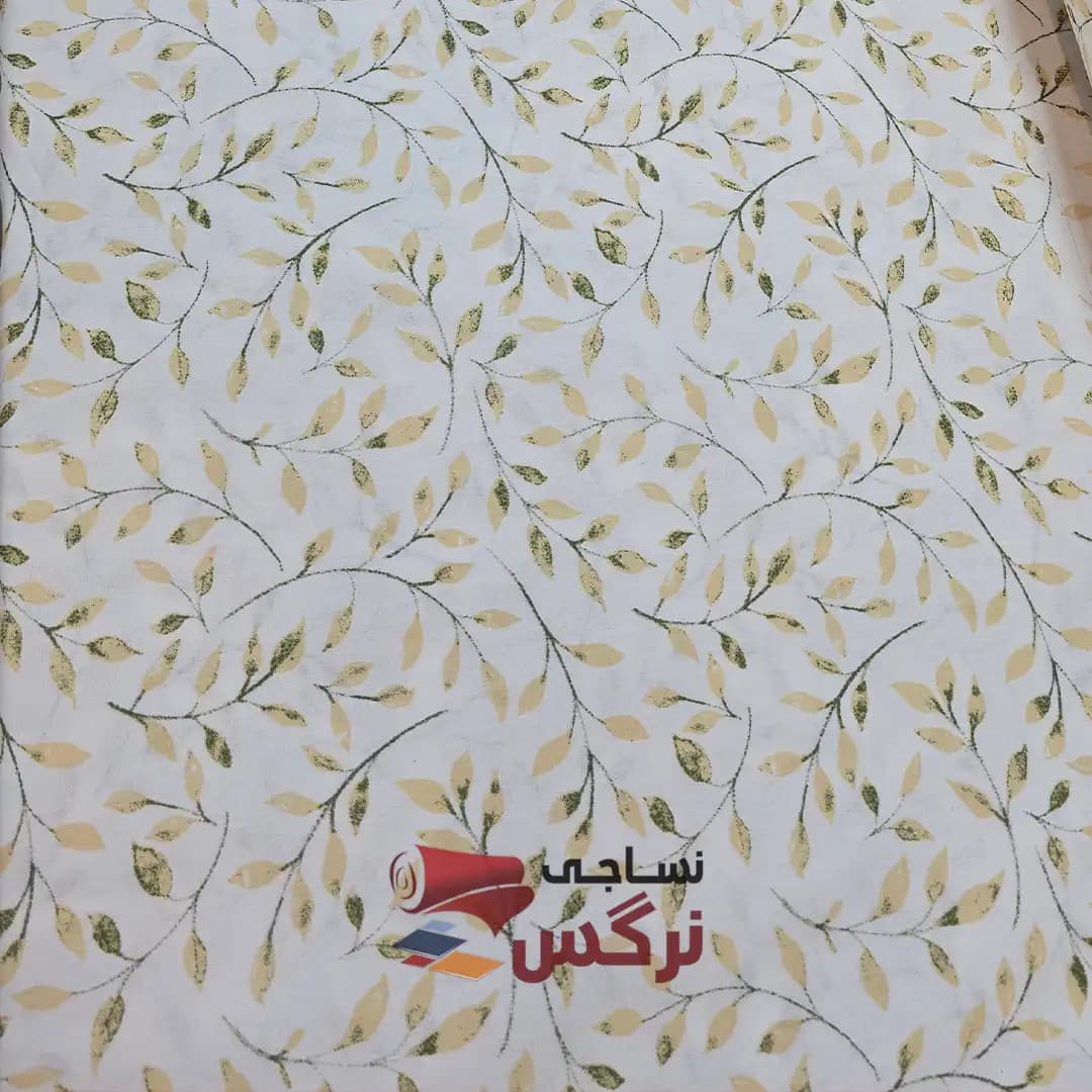 ملحفه نخ پنبه طرح گلدار عرض 2.4 کد 302