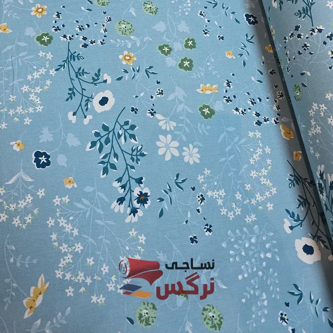 روبالشتی چیندار نخ پنبه گلدار کد 273