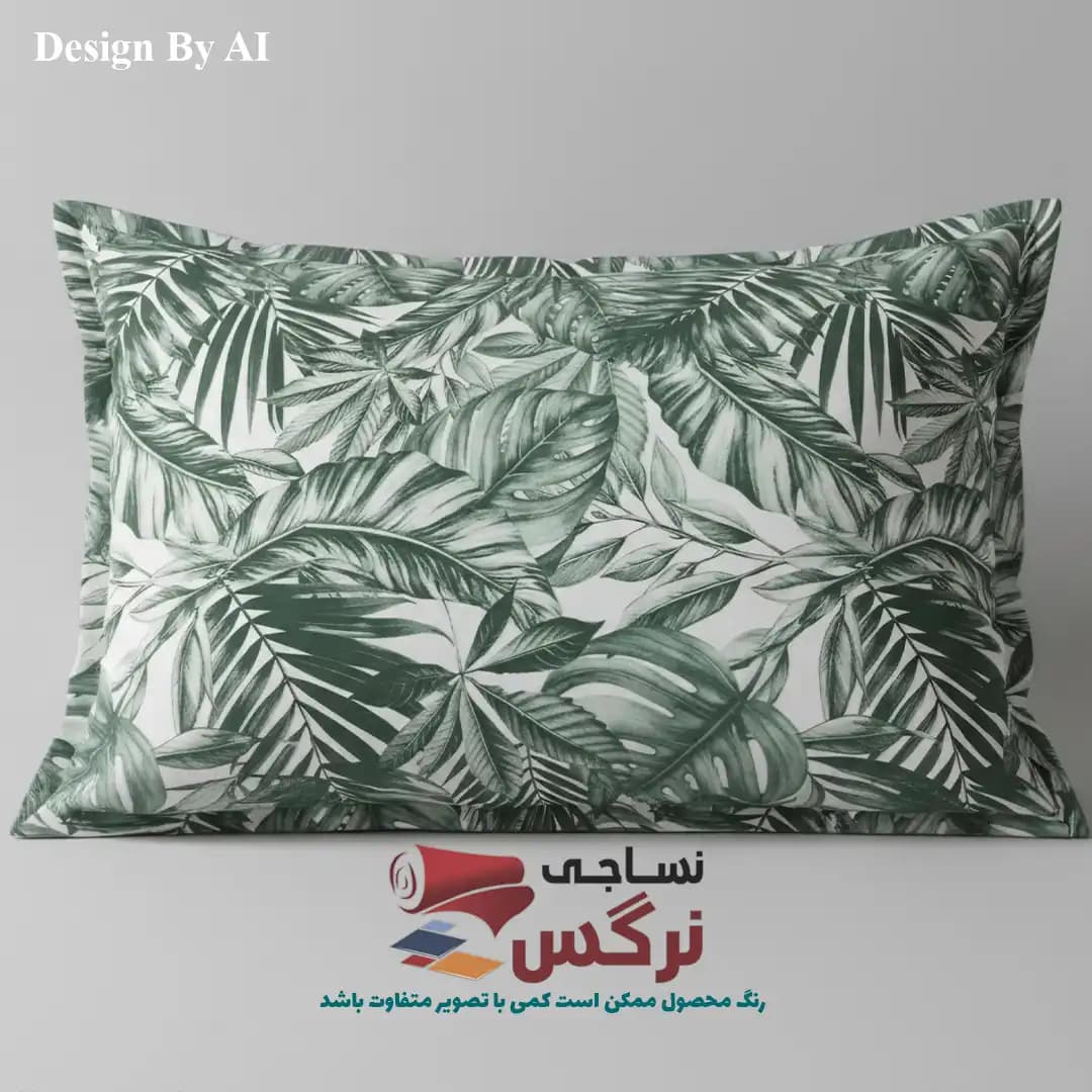 روبالشتی نخ پنبه گلدار کد 271