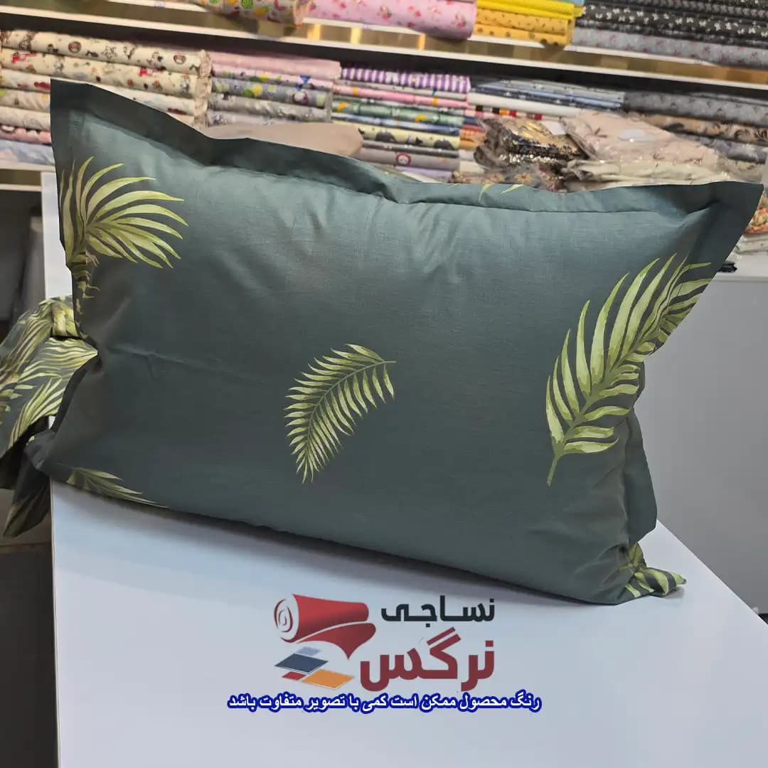 روبالشتی کتان نخ ترک گلدار کد 270 — تصویر ۳