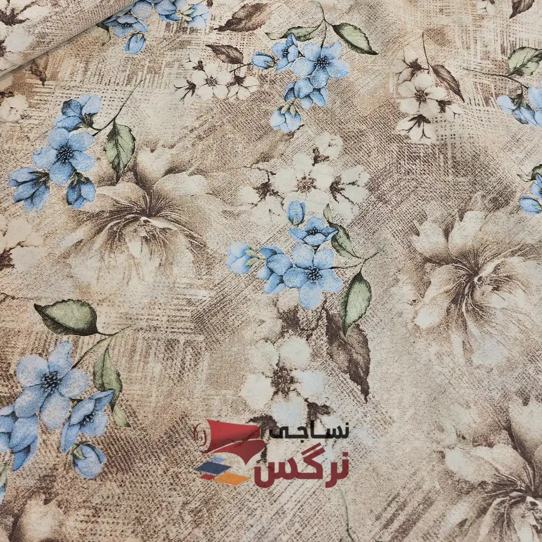 ملحفه 70 درصد نخ گلدار عرض 2 کد 266 — تصویر ۲