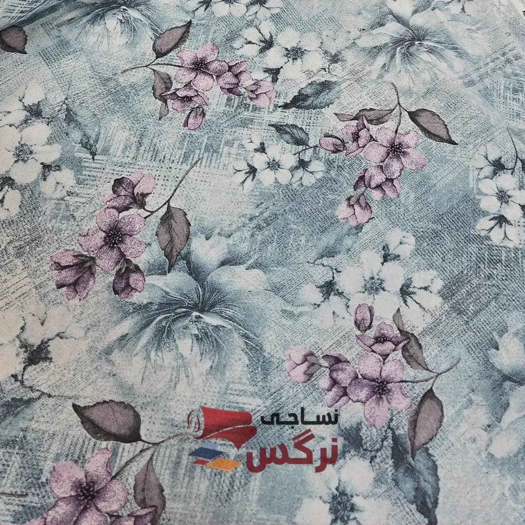 ملحفه 70 درصد نخ گلدار عرض 2 کد 257 — تصویر ۲