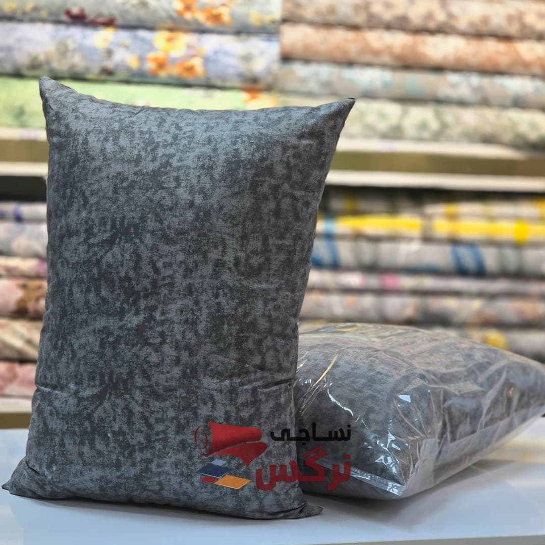 بالشت میکروژل طوسی سایز 70*50 — تصویر ۵
