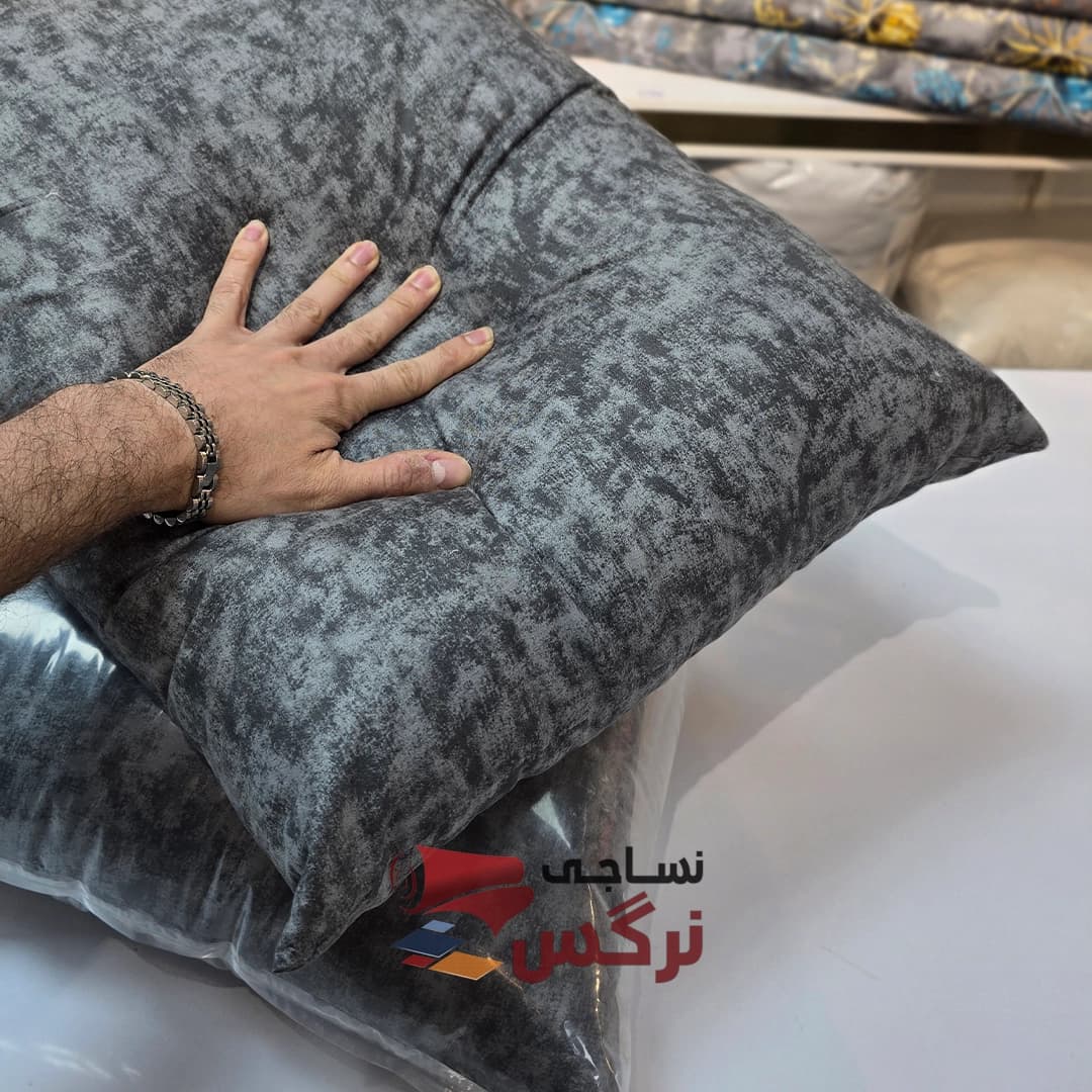بالشت میکروژل طوسی سایز 70*50 — تصویر ۷