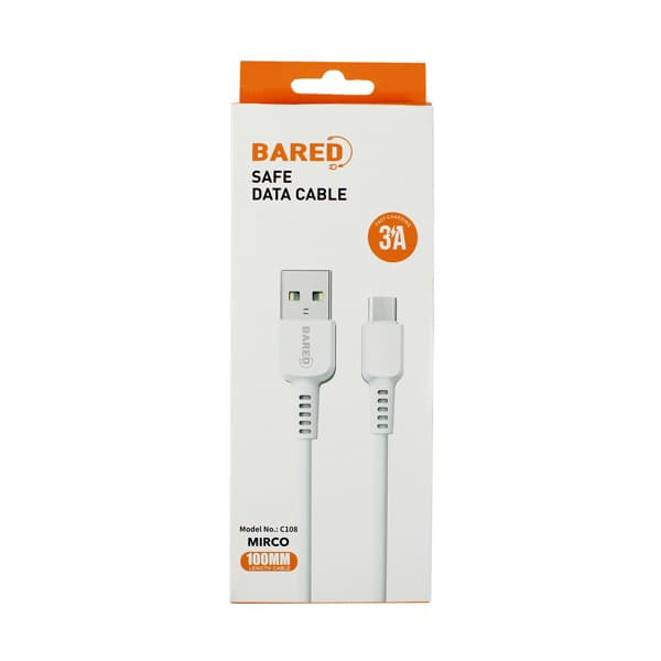 کابل شارژ USB به Micro-USB بارد BARED مدل C108 — تصویر ۲