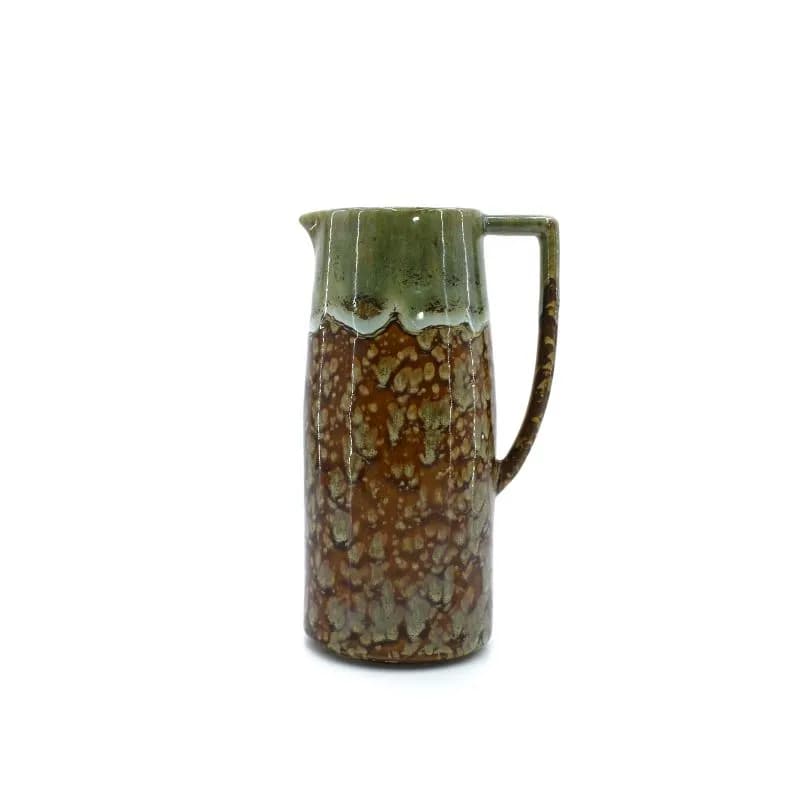 پارچ سرامیکی مدل استوانه طرح ساحل