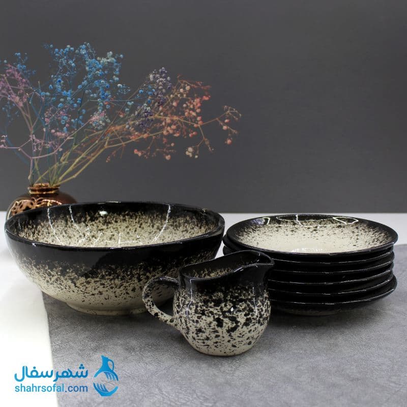 سرویس سالاد خوری سرامیکی در چند طرح مختلف — تصویر ۸