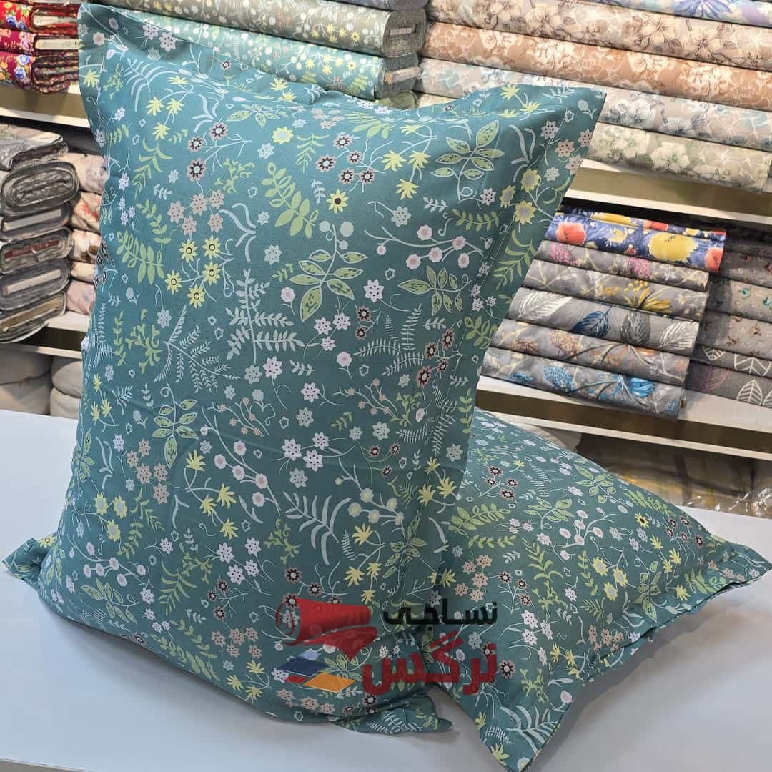 روبالشتی ساتن ابریشم طرح گلریز کد 645 — تصویر ۶