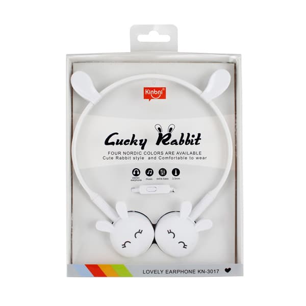 هدفون عروسکی لاولی طرح خرگوش کد KN-3017 — تصویر ۵