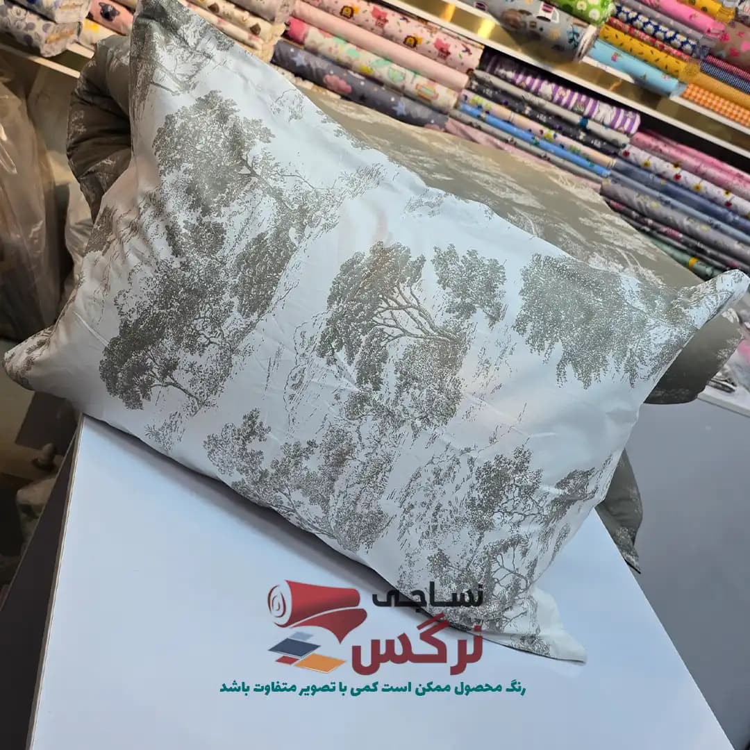 روبالشتی نخ پنبه طرح درخت کد 310 — تصویر ۵
