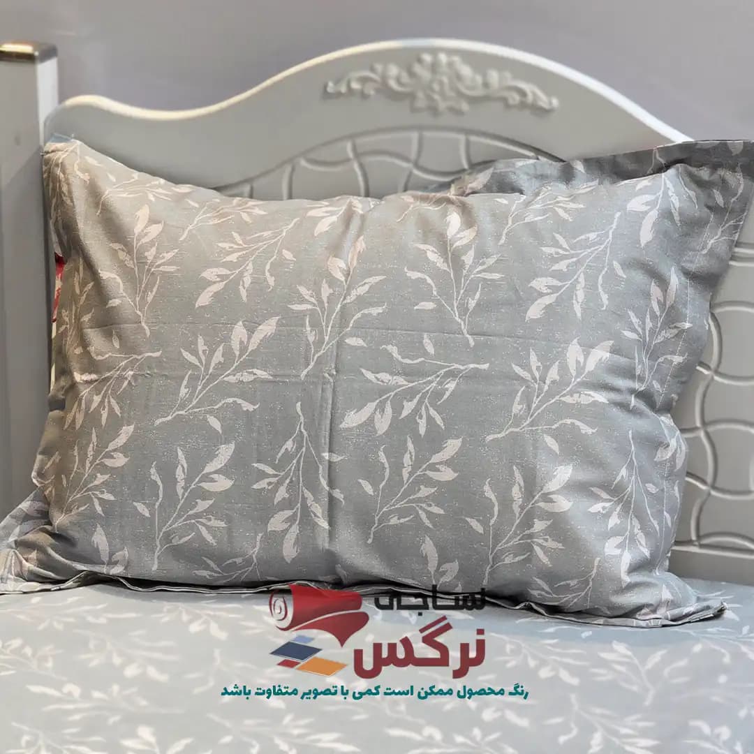 روبالشتی نخ پنبه گل دار کد 652
