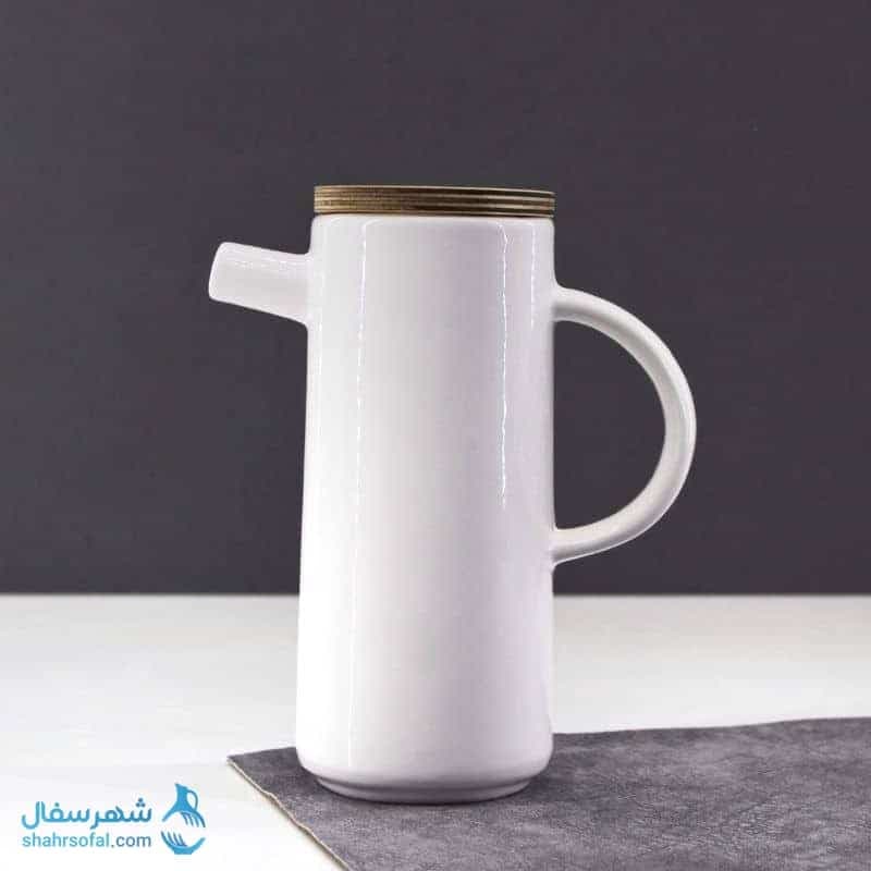 روغن ریز سرامیکی بزرگ مدل سر صاف در دو رنگ — تصویر ۳