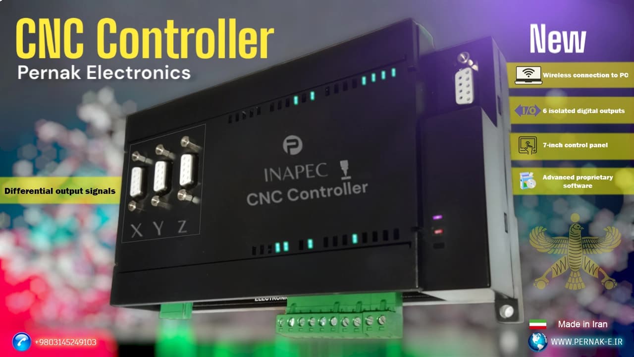کنترلر CNC-کنترلر ۳ محور دستگاه CNC سری HELIX — تصویر ۶